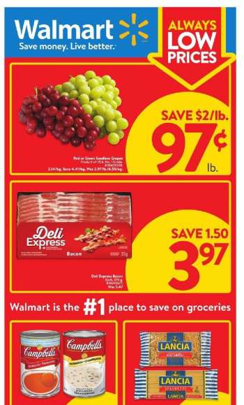 Circulaire Walmart - 14 Octobre 2021 - 20 Octobre 2021.