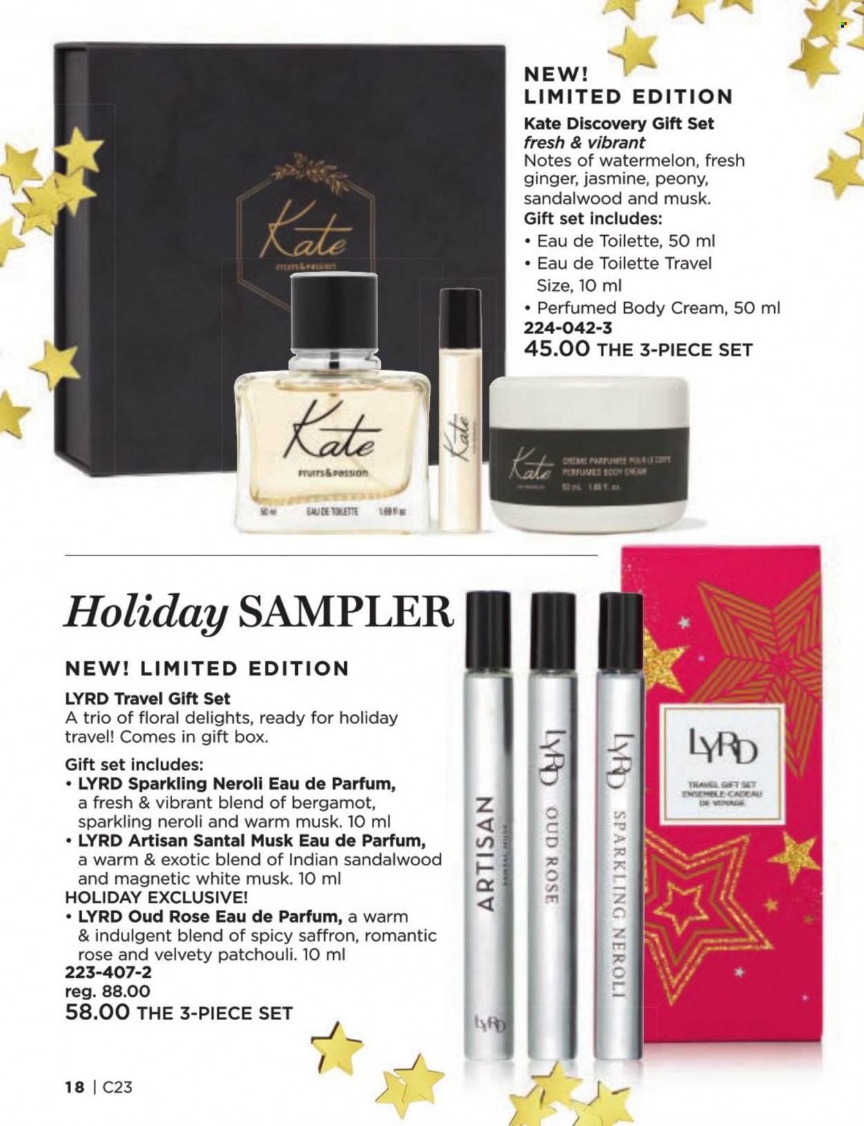 thumbnail - Avon Flyer - Sales products - gift set, eau de parfum, eau de toilette. Page 18.