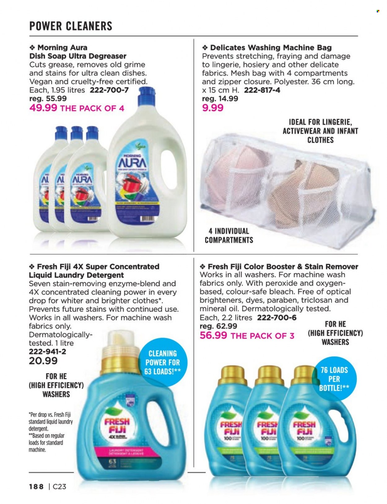 thumbnail - Avon Flyer - Sales products - bleach, stain remover, laundry detergent, soap, bag, hosiery, detergent. Page 188.