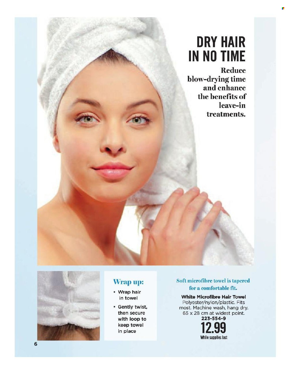 thumbnail - Avon Flyer - Sales products - towel. Page 6.