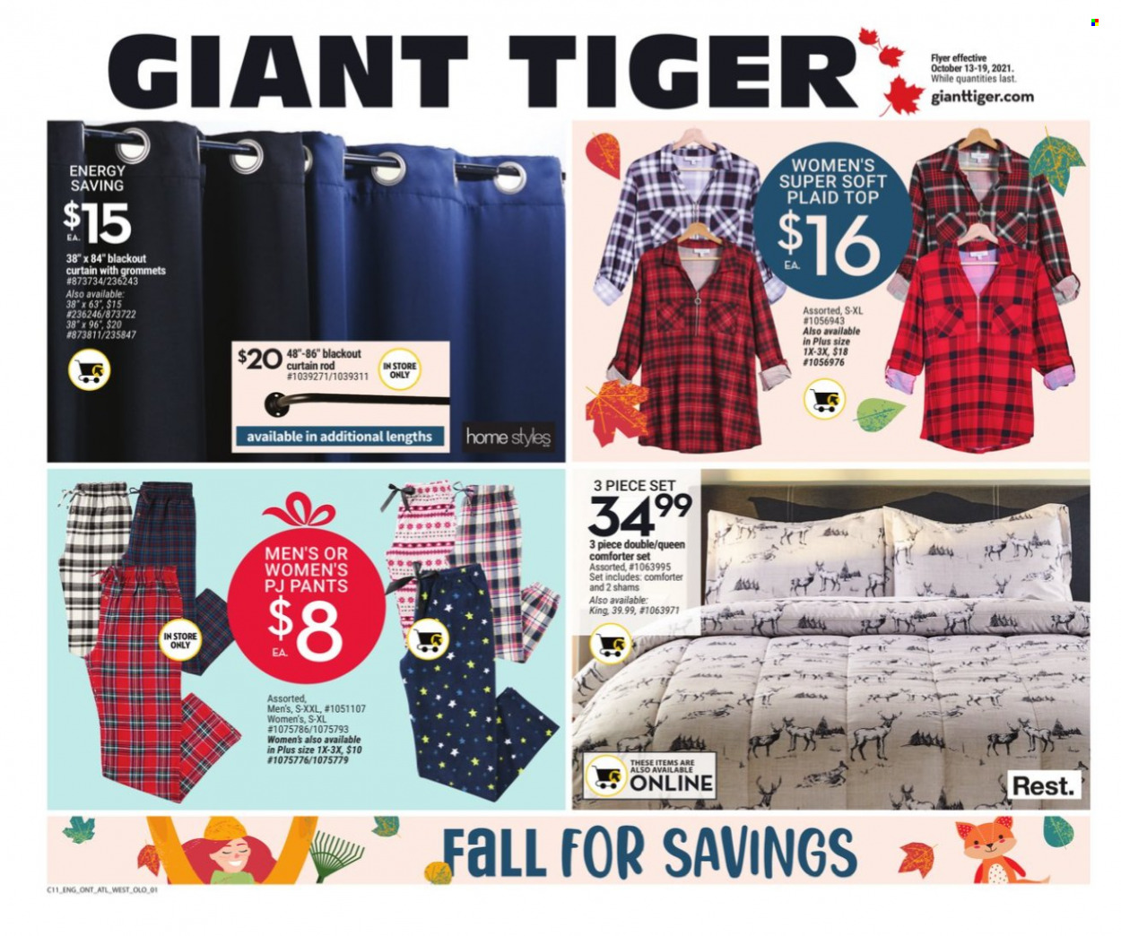 Giant Tiger flyer - October 13, 2021 - October 19, 2021. Page 1