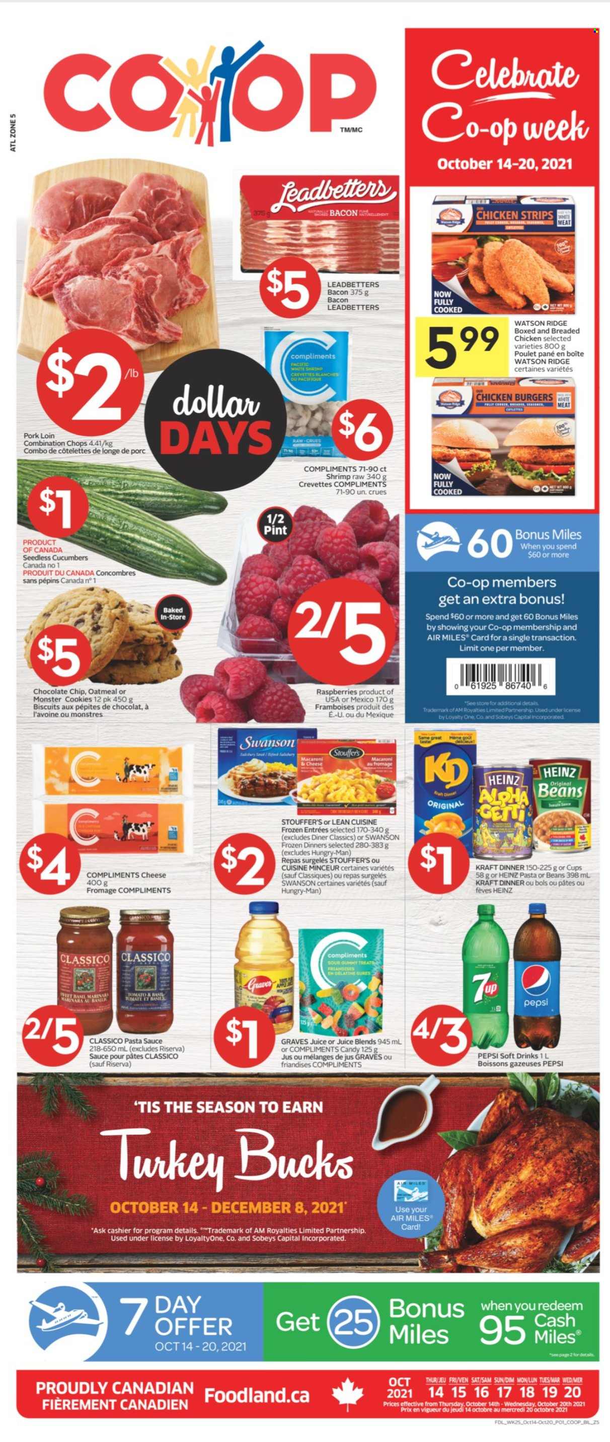 Co-op flyer - October 14, 2021 - October 20, 2021. Page 1