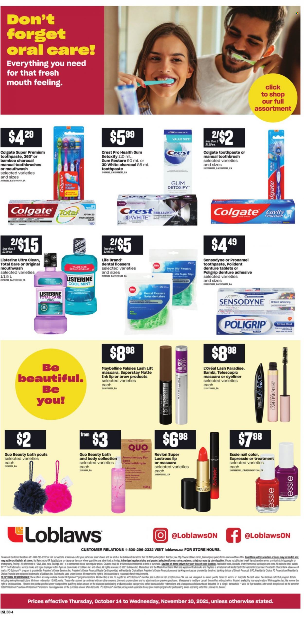 Loblaws flyer - October 14, 2021 - November 10, 2021. Page 4