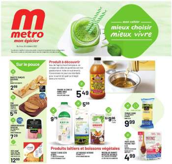 Circulaire Metro - 14 Octobre 2021 - 20 Octobre 2021.