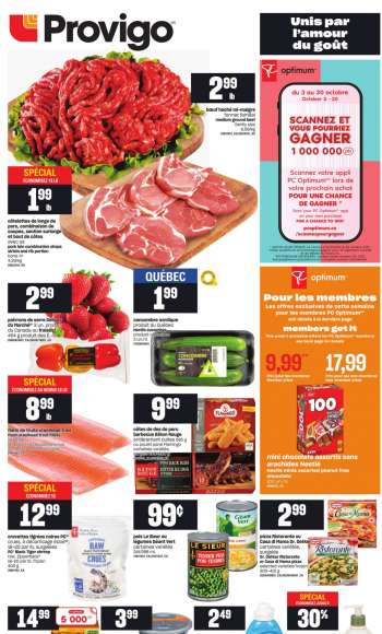 Circulaire Provigo - 14 Octobre 2021 - 20 Octobre 2021.