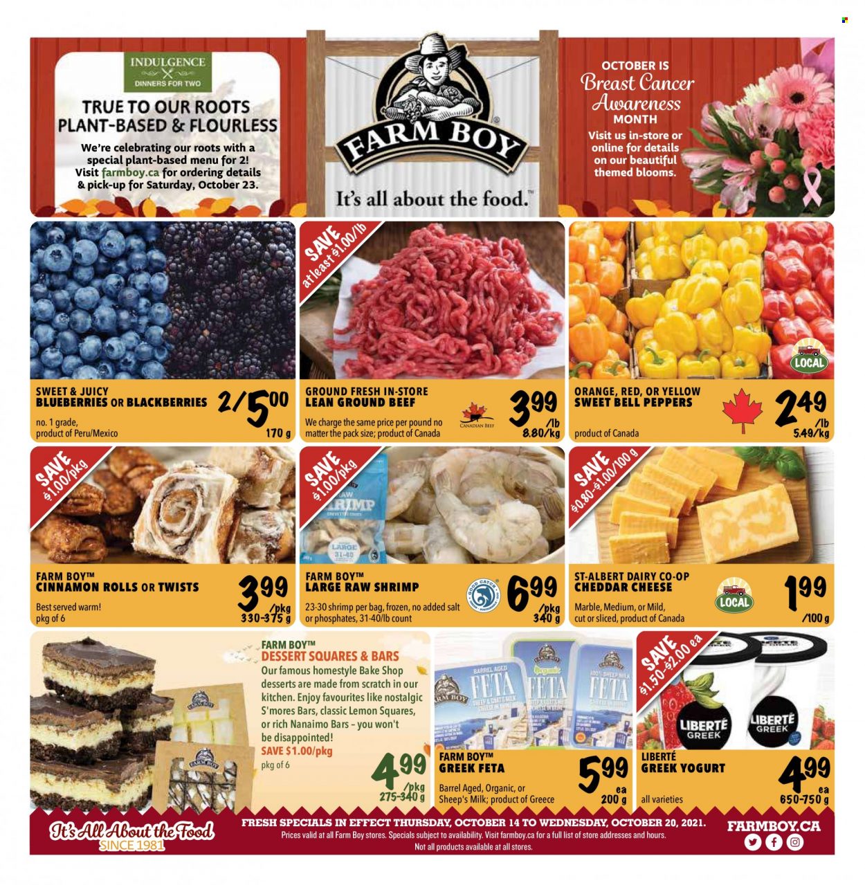 Farm Boy flyer - October 14, 2021 - October 20, 2021. Page 1