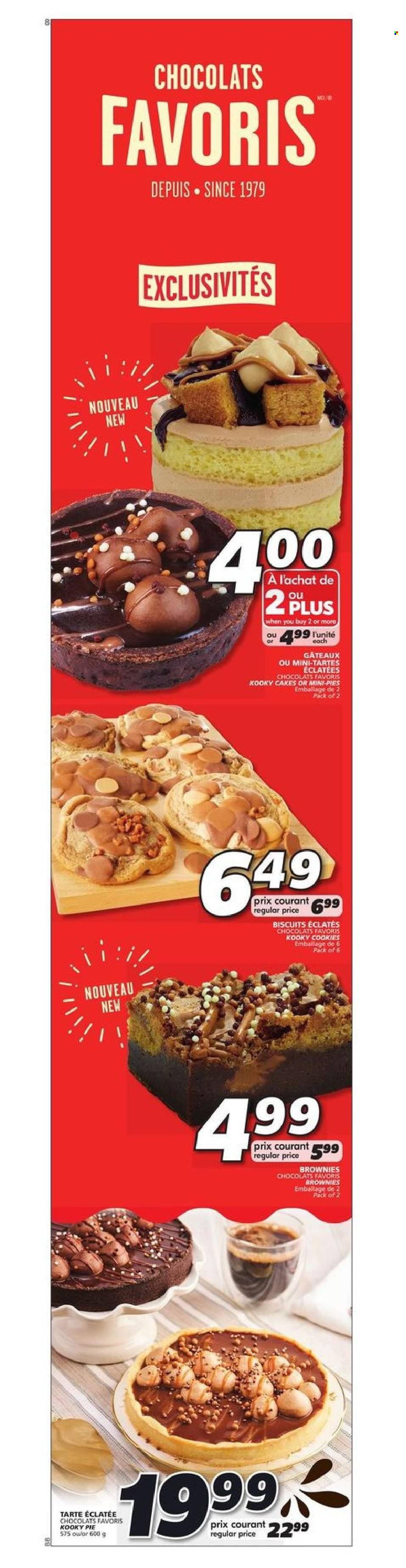 thumbnail - IGA Flyer - October 21, 2021 - October 27, 2021 - Sales products - cake, pie, brownies, cookies, biscuit. Page 14.