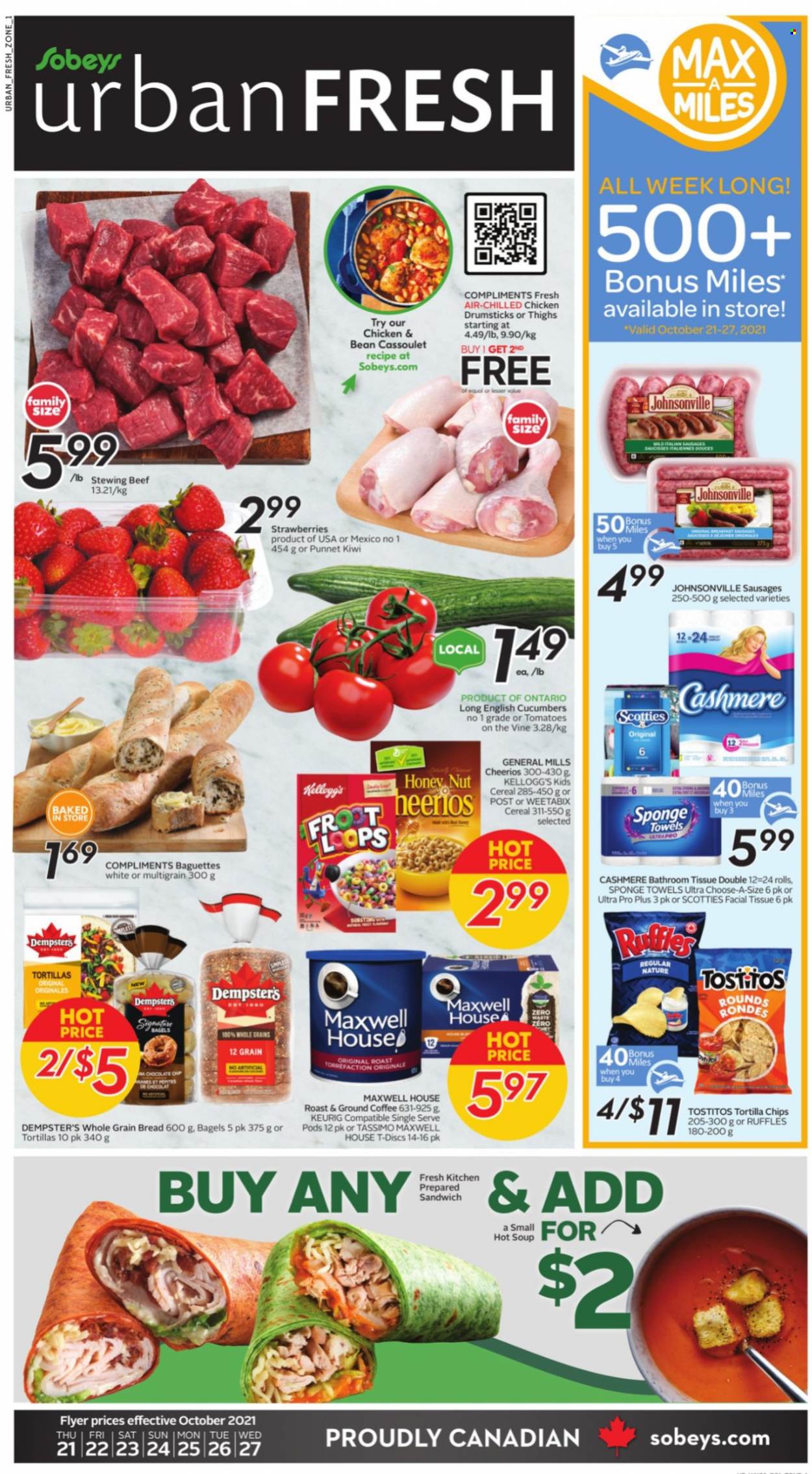 Sobeys Urban Fresh flyer - October 21, 2021 - October 27, 2021. Page 1