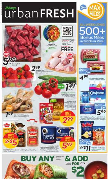 Sobeys Urban Fresh Flyer - October 21, 2021 - October 27, 2021.