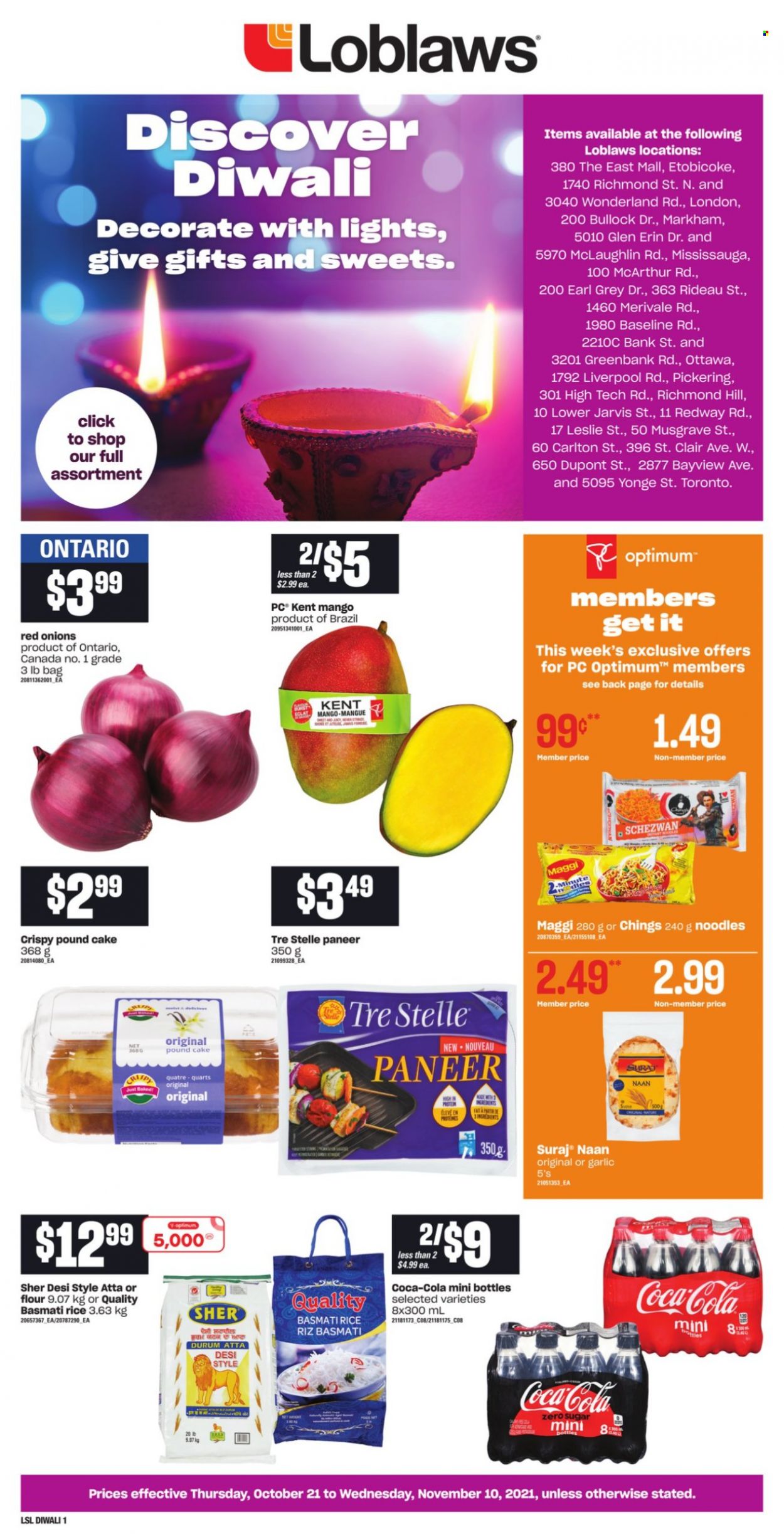 Loblaws flyer - October 21, 2021 - November 10, 2021. Page 1