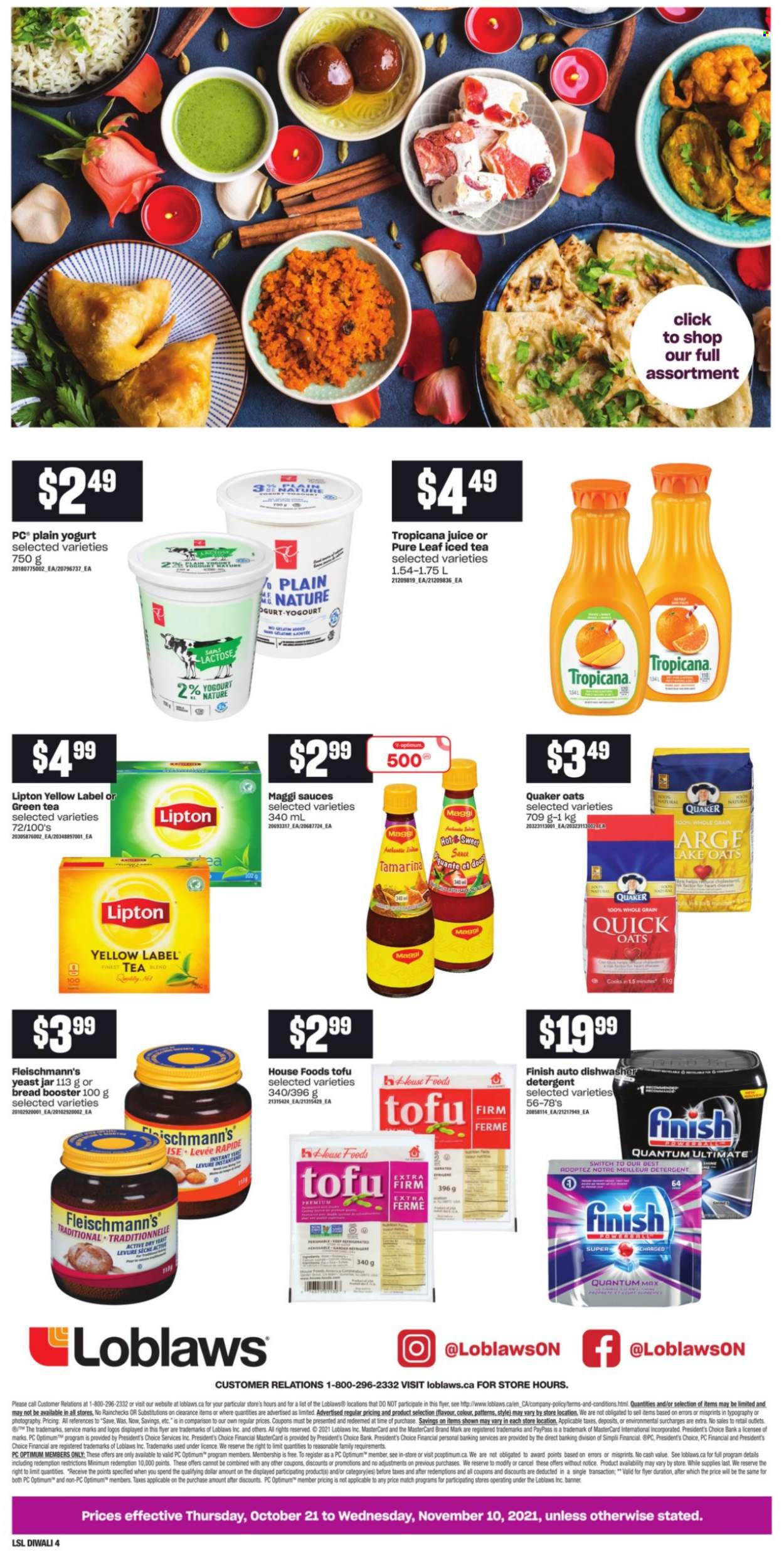 Loblaws flyer - October 21, 2021 - November 10, 2021. Page 4