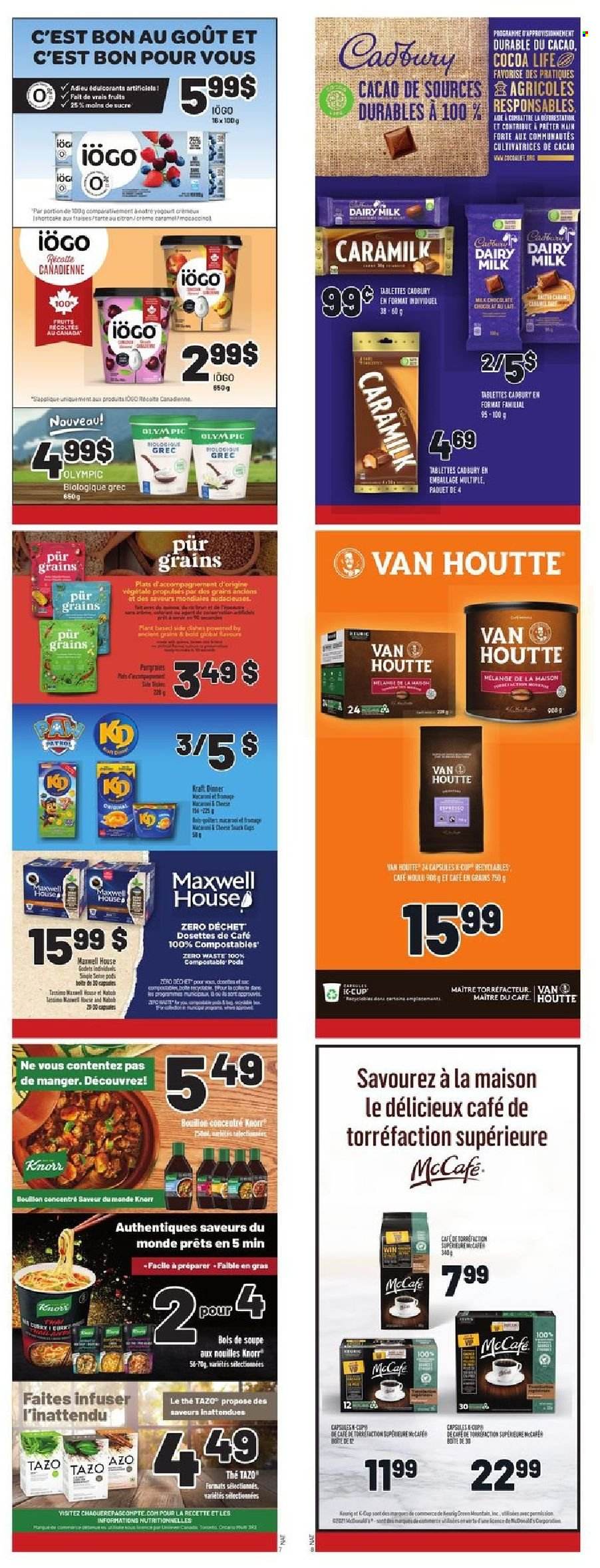 thumbnail - Metro Flyer - October 21, 2021 - October 27, 2021 - Sales products - macaroni, Kraft®, Cadbury, Dairy Milk, Maxwell House, McCafe, Keurig, Knorr. Page 14.