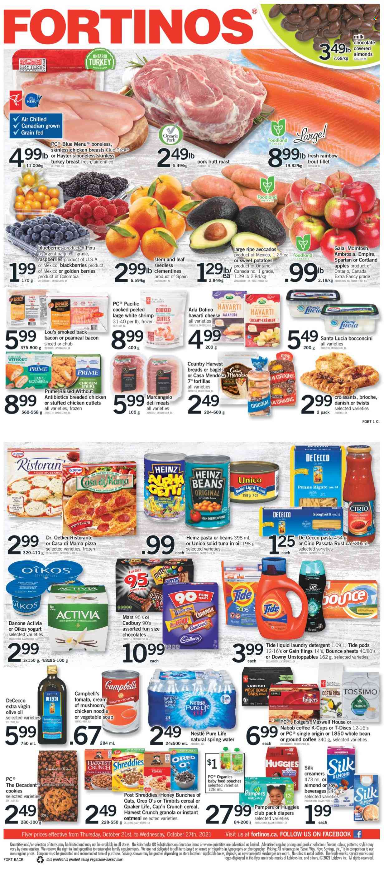 Fortinos flyer - October 21, 2021 - October 27, 2021. Page 1
