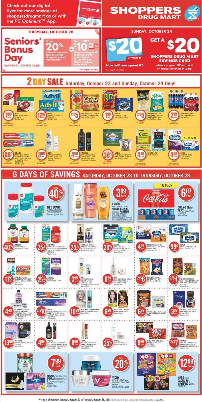 Shoppers Drug Mart flyer - October 23, 2021 - October 28, 2021. Page 1