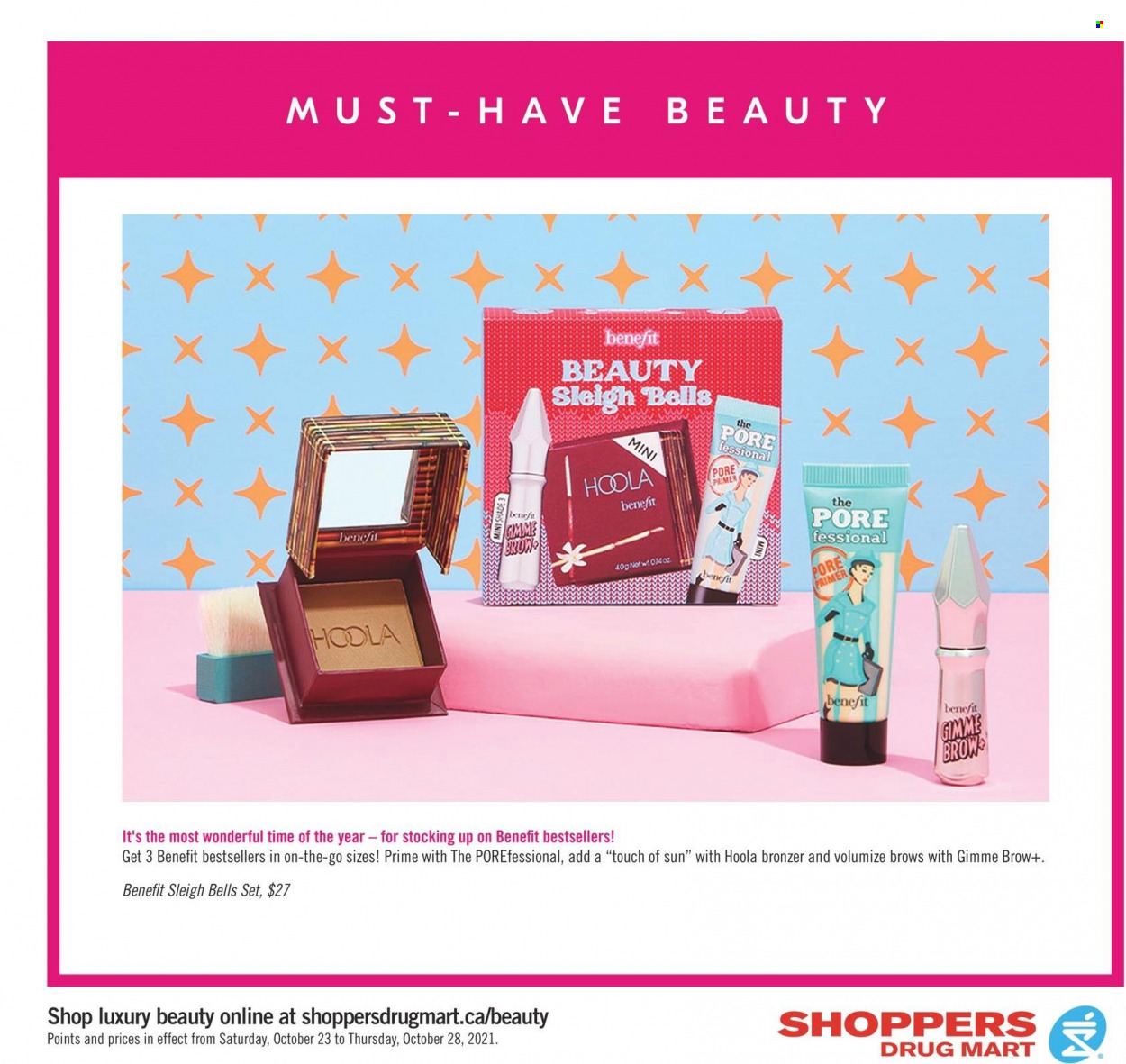 Shoppers Drug Mart flyer - October 23, 2021 - October 28, 2021. Page 12