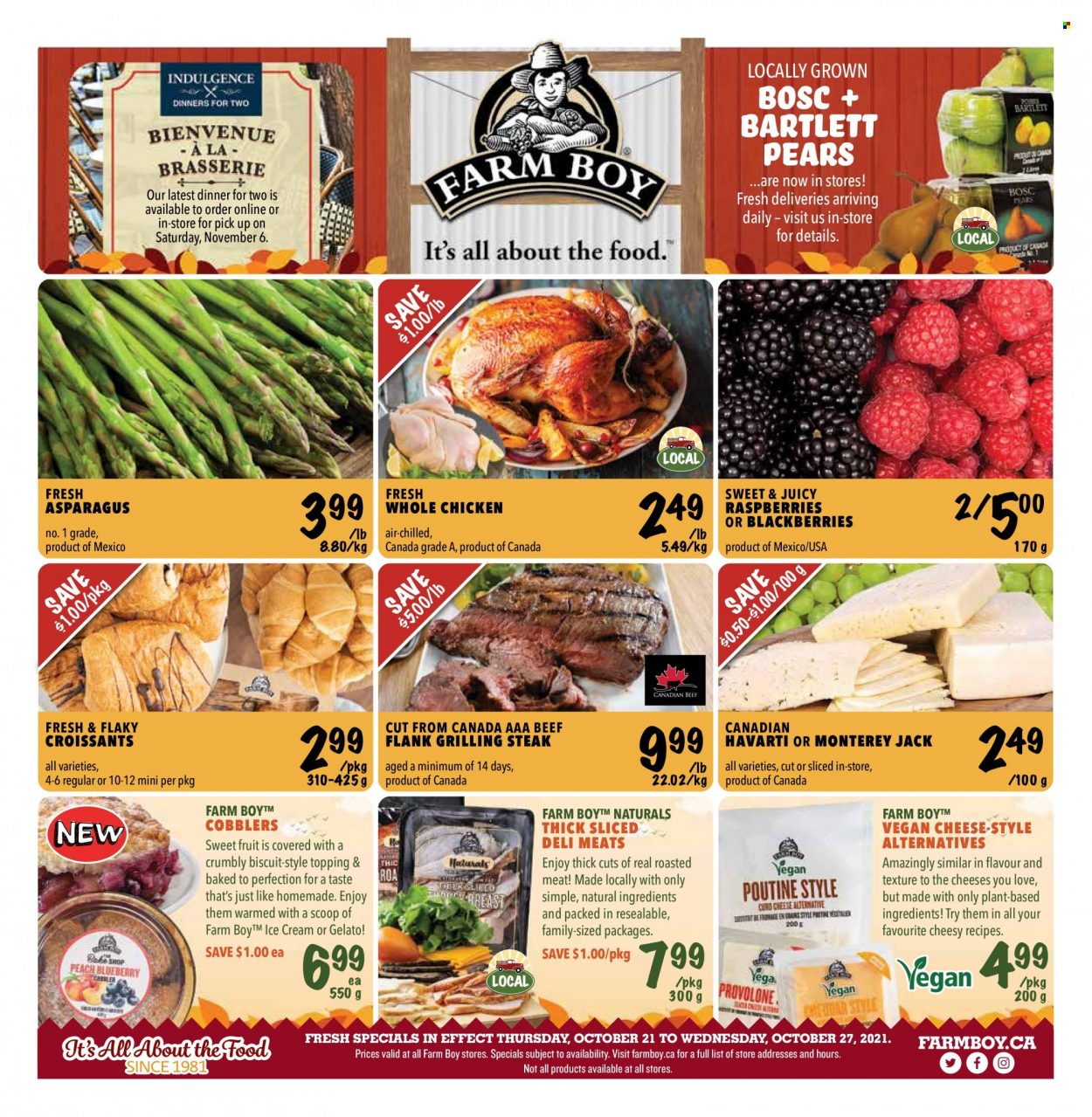 Farm Boy flyer - October 21, 2021 - October 27, 2021. Page 1