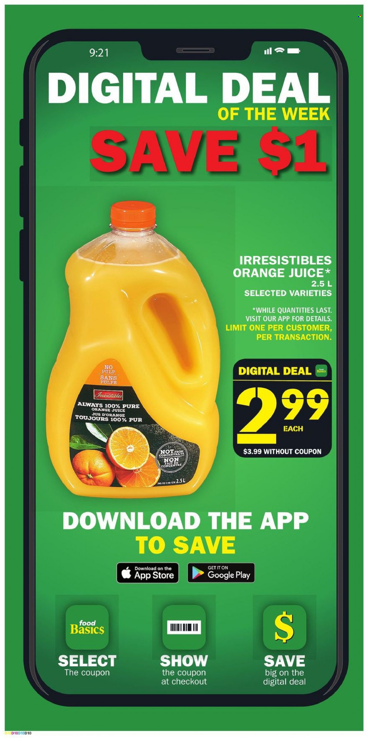 Food Basics flyer - October 28, 2021 - November 03, 2021. Page 11