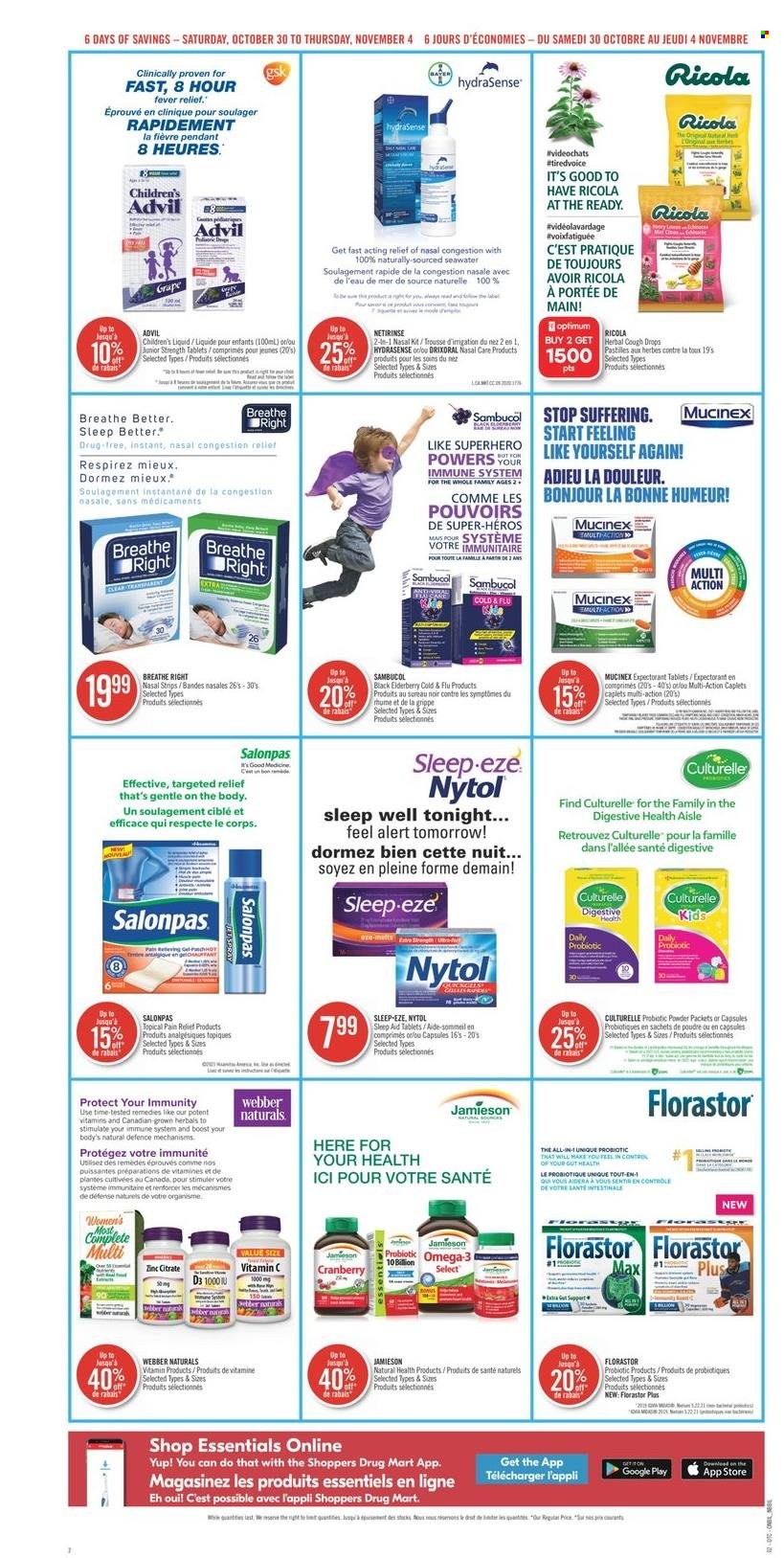 Shoppers Drug Mart flyer - October 30, 2021 - November 04, 2021. Page 9