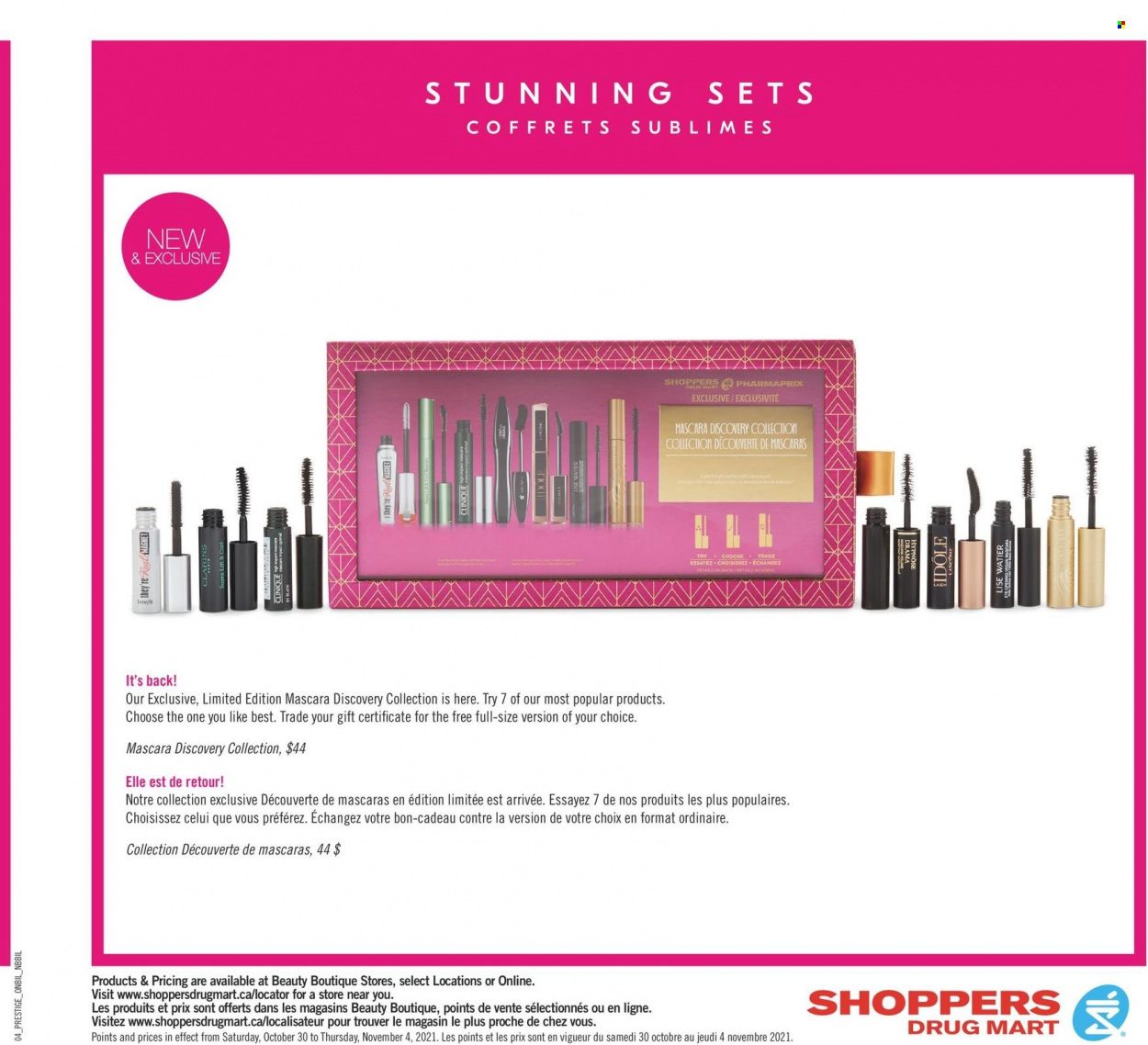 Shoppers Drug Mart flyer - October 30, 2021 - November 04, 2021. Page 20