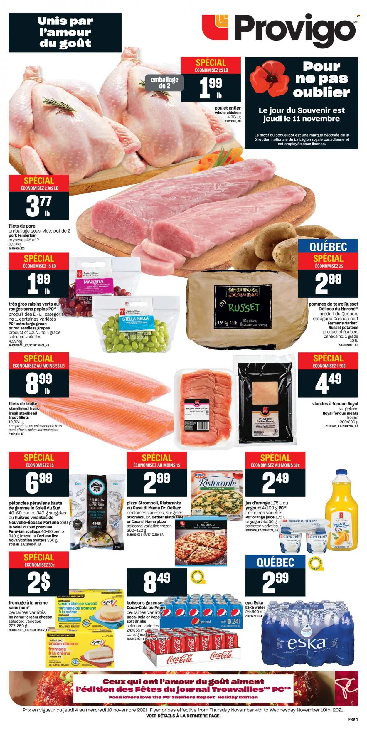 Provigo flyer - November 04, 2021 - November 10, 2021. Page 1