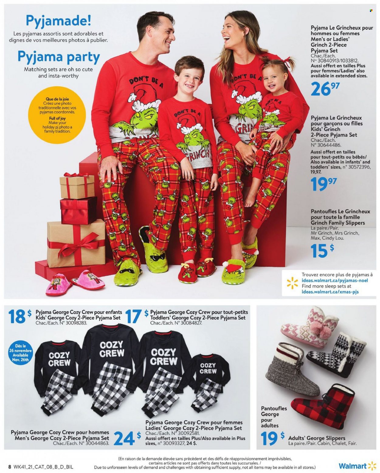 Walmart flyer - November 04, 2021 - December 01, 2021. Page 8