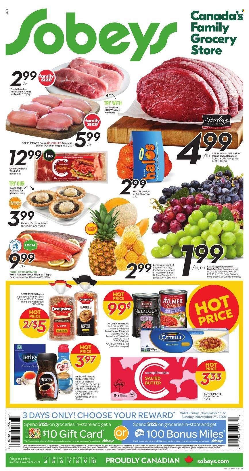 Sobeys flyer - November 04, 2021 - November 10, 2021. Page 1