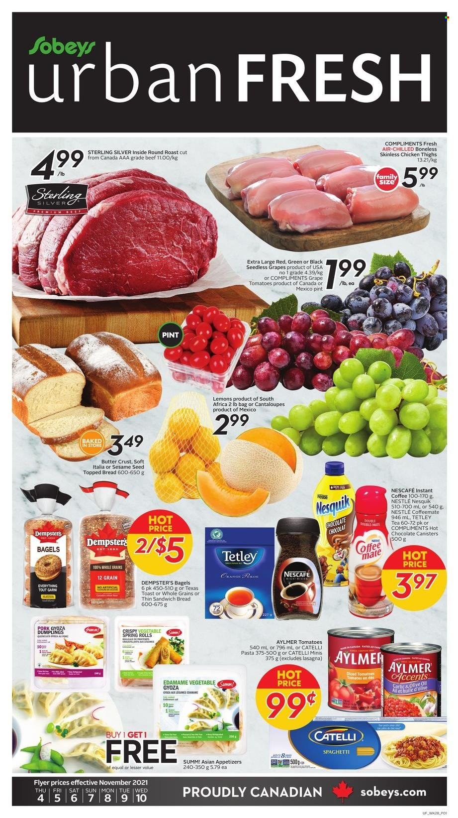 Sobeys Urban Fresh flyer - November 04, 2021 - November 10, 2021. Page 1
