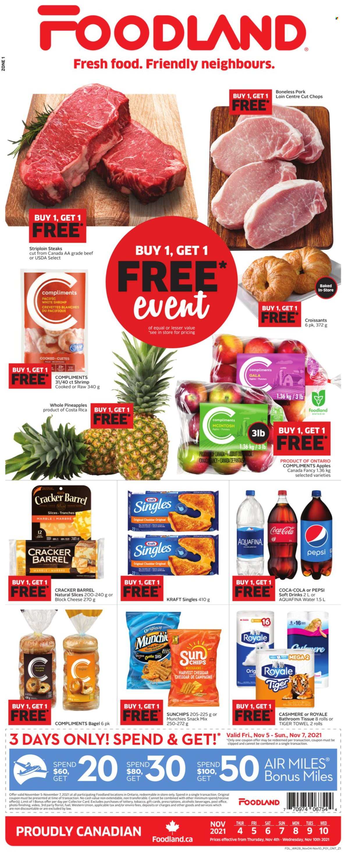 Foodland flyer - November 04, 2021 - November 10, 2021. Page 1