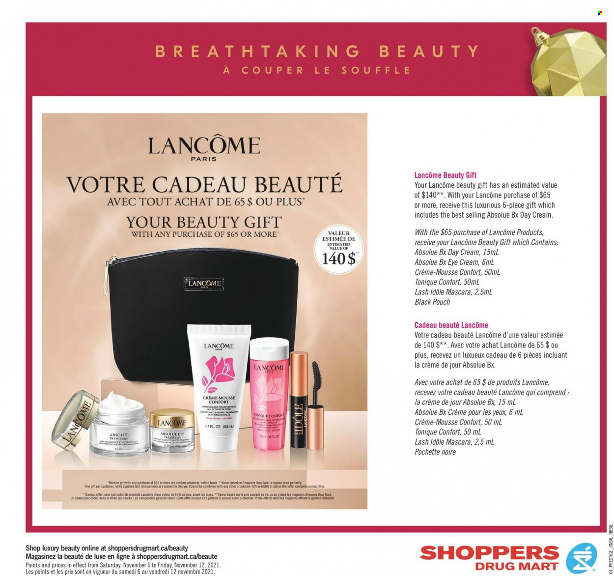 Shoppers Drug Mart flyer - November 06, 2021 - November 12, 2021. Page 15