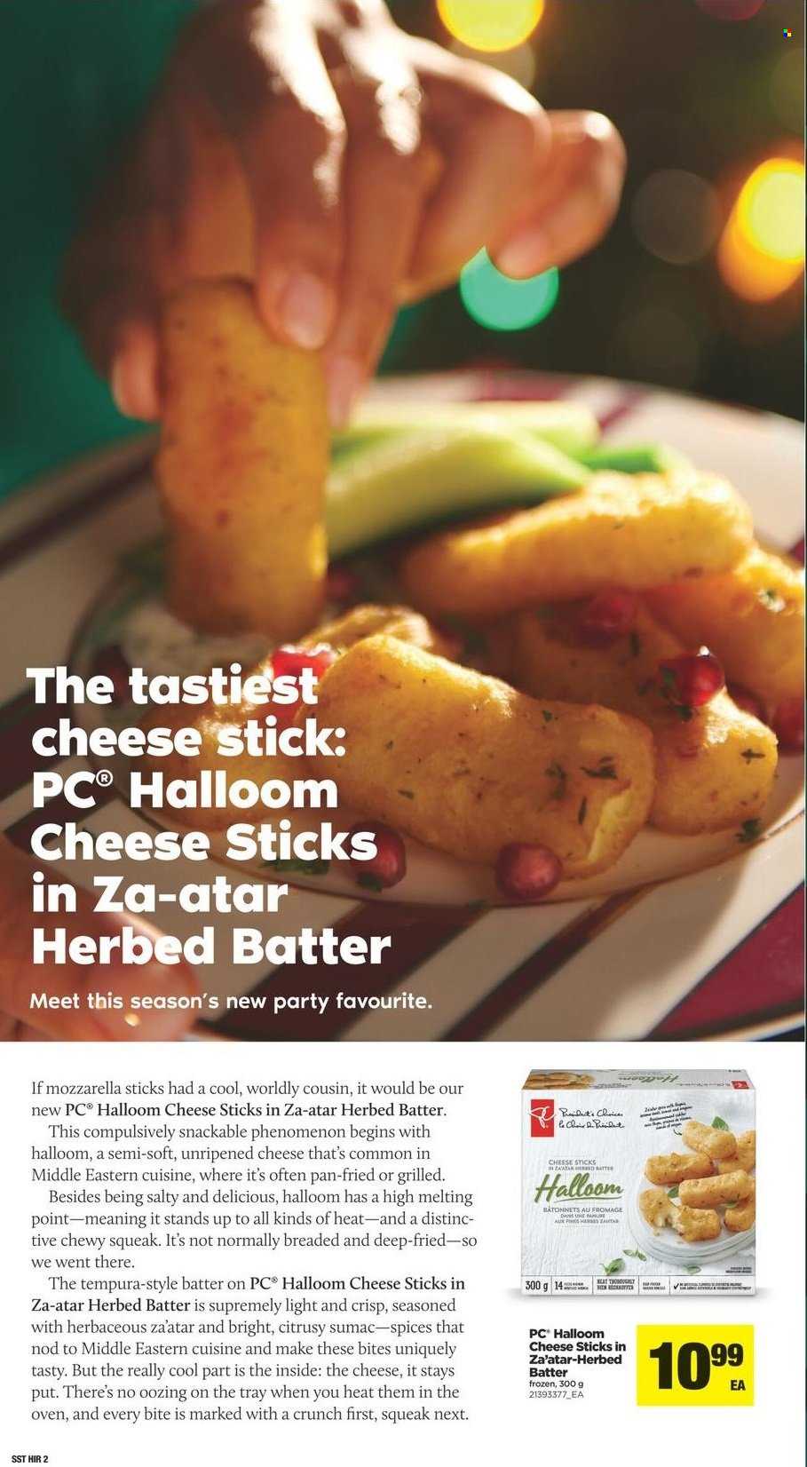 thumbnail - Real Canadian Superstore Flyer - November 11, 2021 - January 05, 2022 - Sales products - cheese, cheese sticks, tray, pan, mozzarella. Page 2.