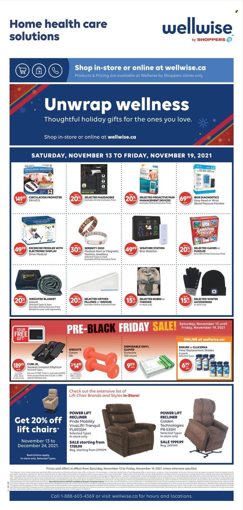 Shoppers Drug Mart flyer - November 13, 2021 - November 18, 2021. Page 20