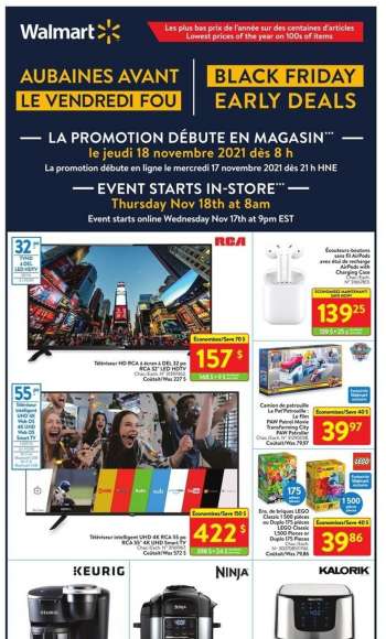 Walmart Flyer - November 17, 2021 - November 24, 2021.