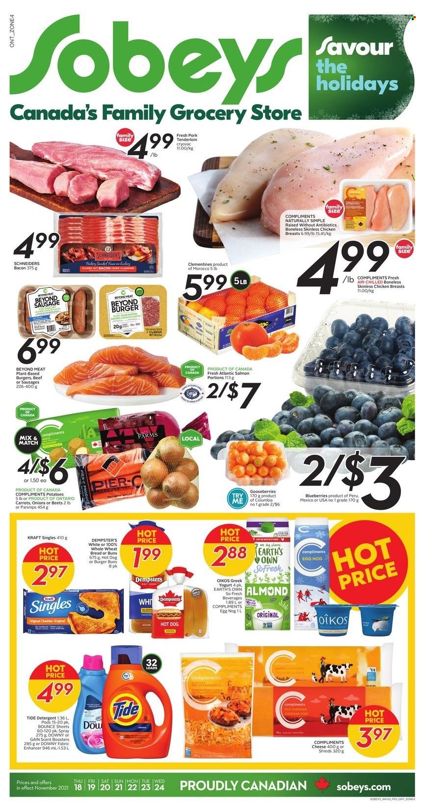 Sobeys flyer - November 18, 2021 - November 24, 2021. Page 1