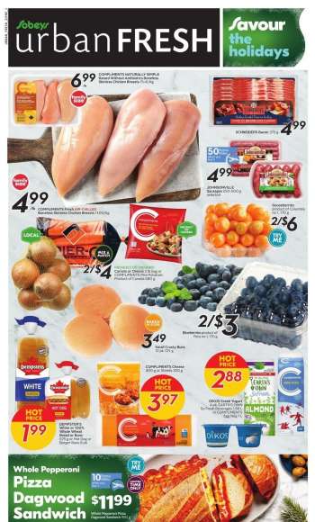 Circulaire Sobeys Urban Fresh - 17 Novembre 2021 - 24 Novembre 2021.