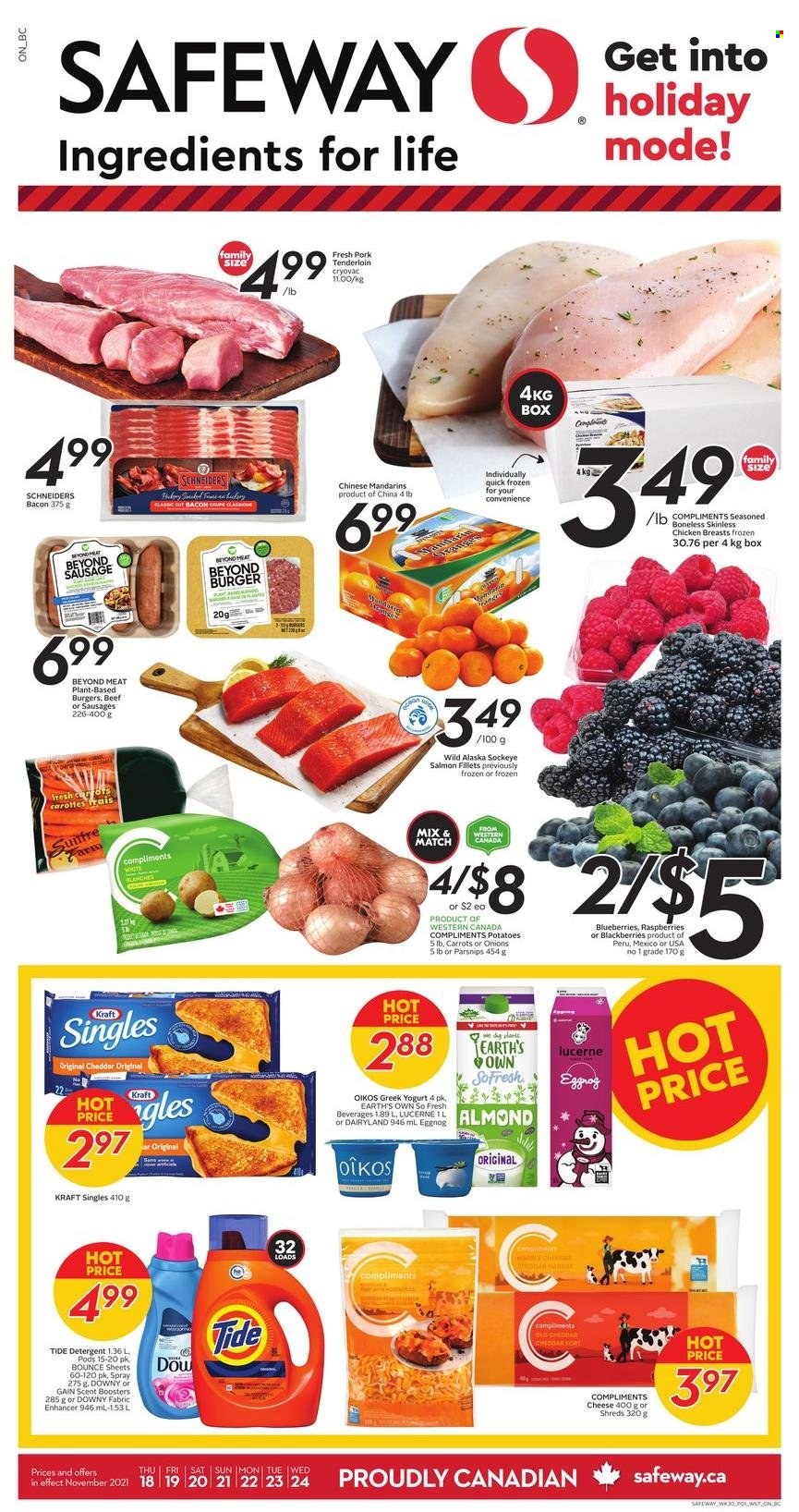 Circulaire Safeway - 18 Novembre 2021 - 24 Novembre 2021. Page 1