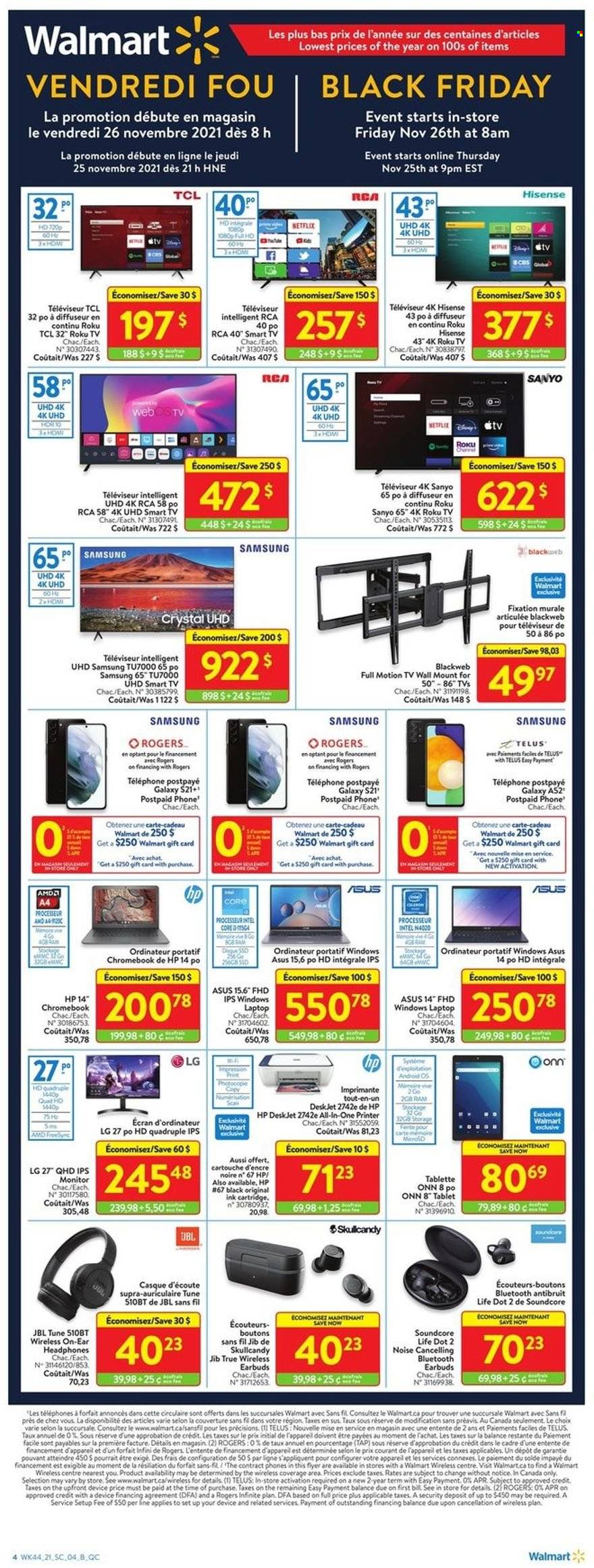 Walmart flyer - November 25, 2021 - November 28, 2021. Page 4