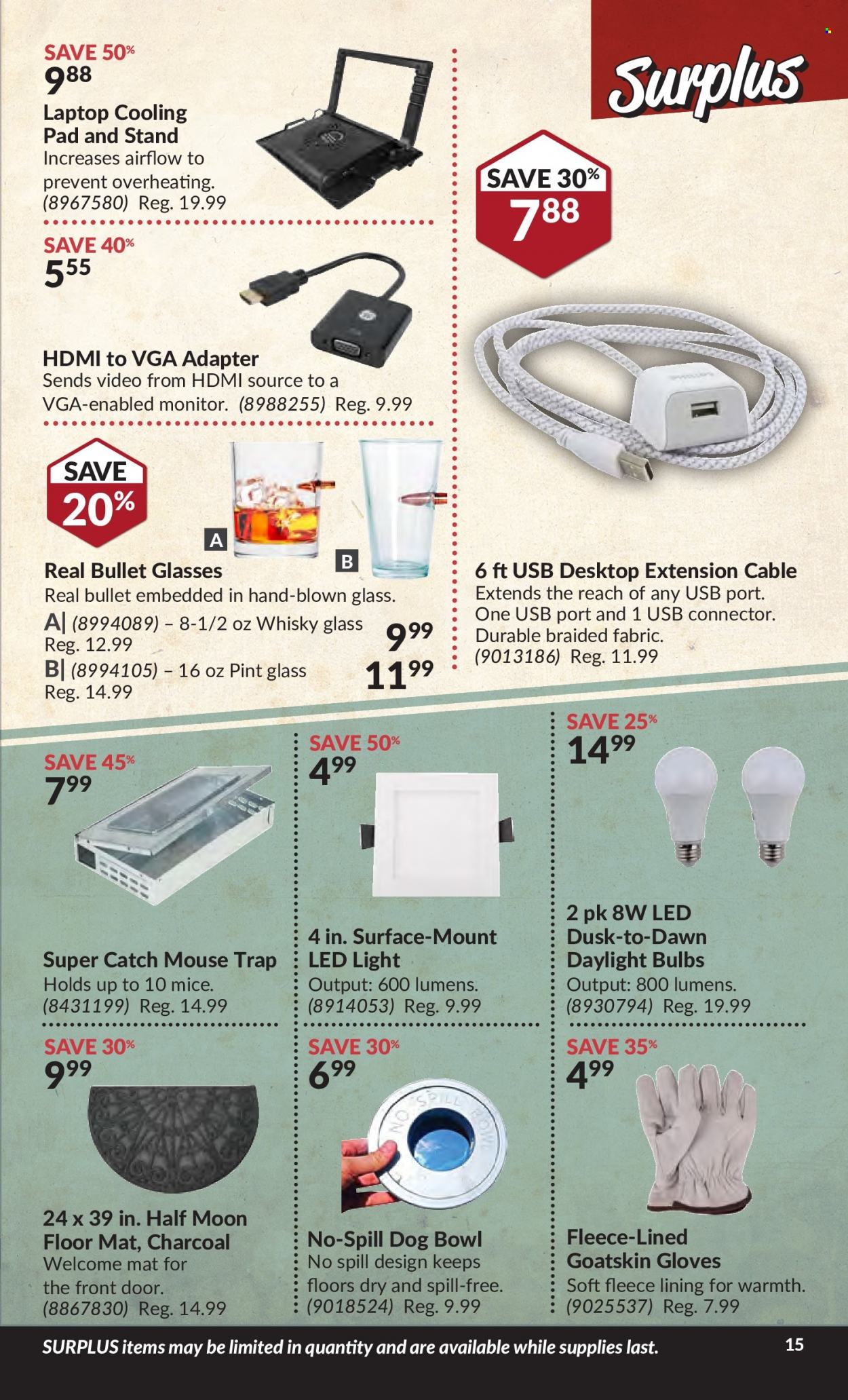 thumbnail - Princess Auto Flyer - November 23, 2021 - December 05, 2021 - Sales products - LED light, door, gloves. Page 16.