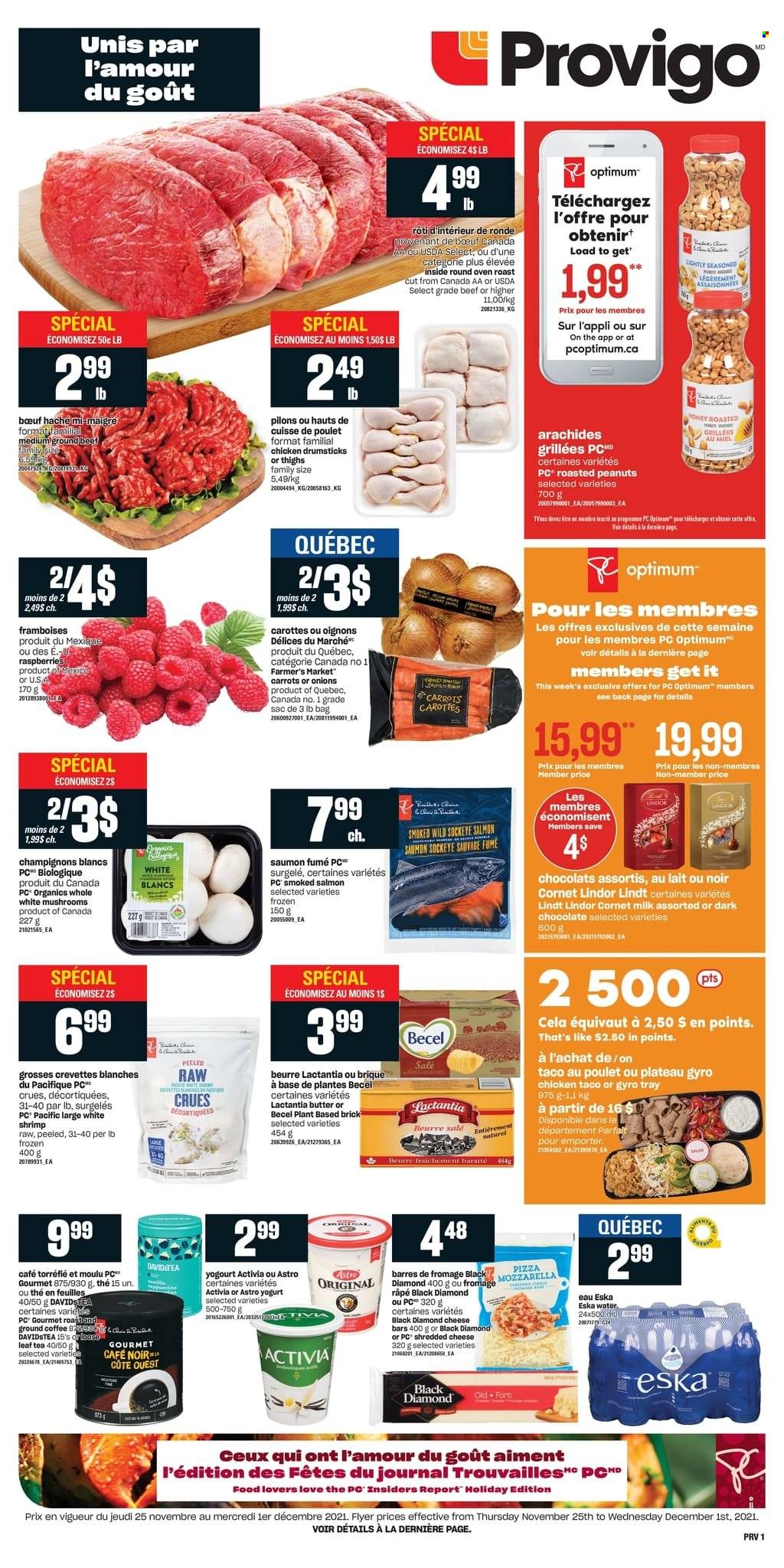 Circulaire Provigo - 25 Novembre 2021 - 01 Décembre 2021. Page 1