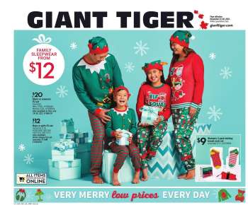 Giant Tiger Flyer - November 24, 2021 - November 30, 2021.