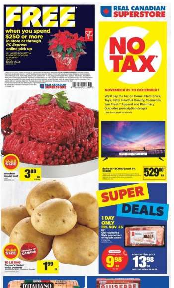 Real Canadian Superstore Flyer - November 25, 2021 - December 01, 2021.