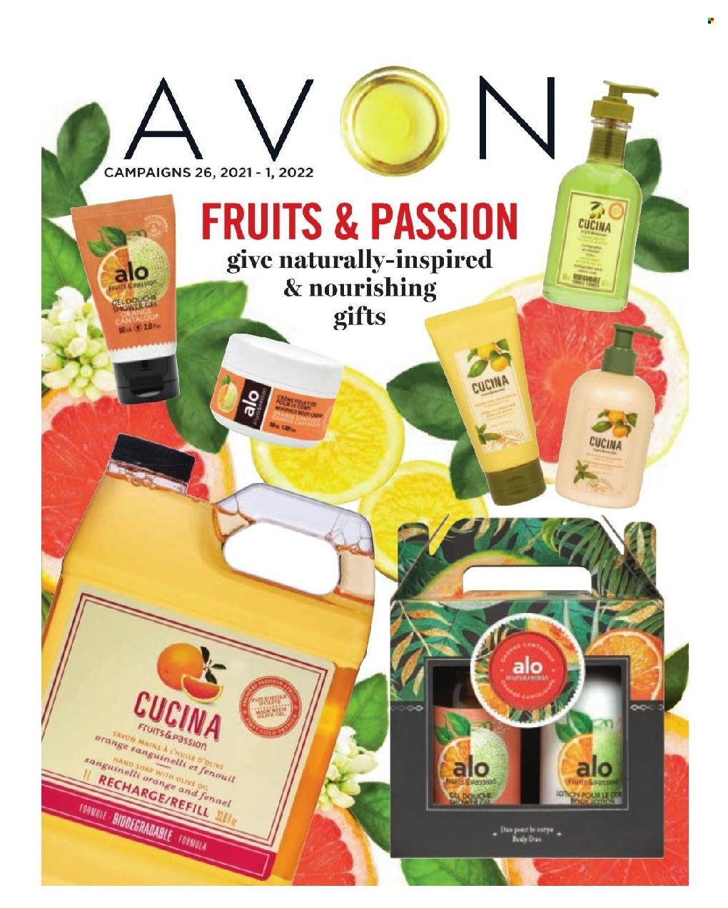 thumbnail - Avon Flyer - Sales products - soap. Page 1.