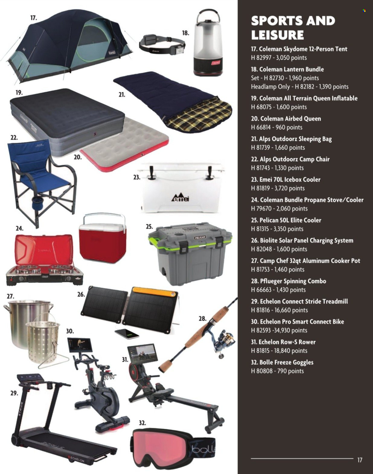 thumbnail - Home Hardware Flyer - November 22, 2021 - December 31, 2021 - Sales products - stove, chair, airbed, lantern, solar panel, pot. Page 17.