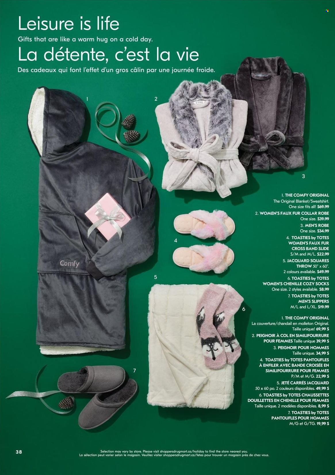 Shoppers Drug Mart flyer - November 06, 2021 - December 22, 2021. Page 38