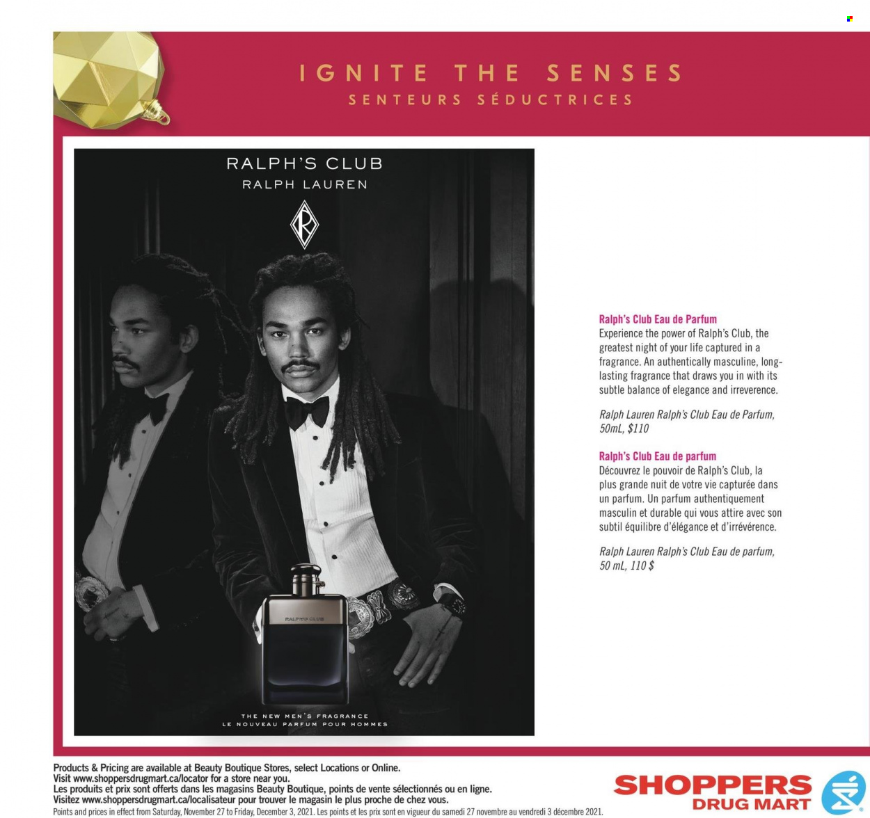 Shoppers Drug Mart flyer - November 27, 2021 - December 03, 2021. Page 14