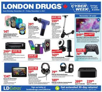 London Drugs Flyer - November 29, 2021 - December 03, 2021.