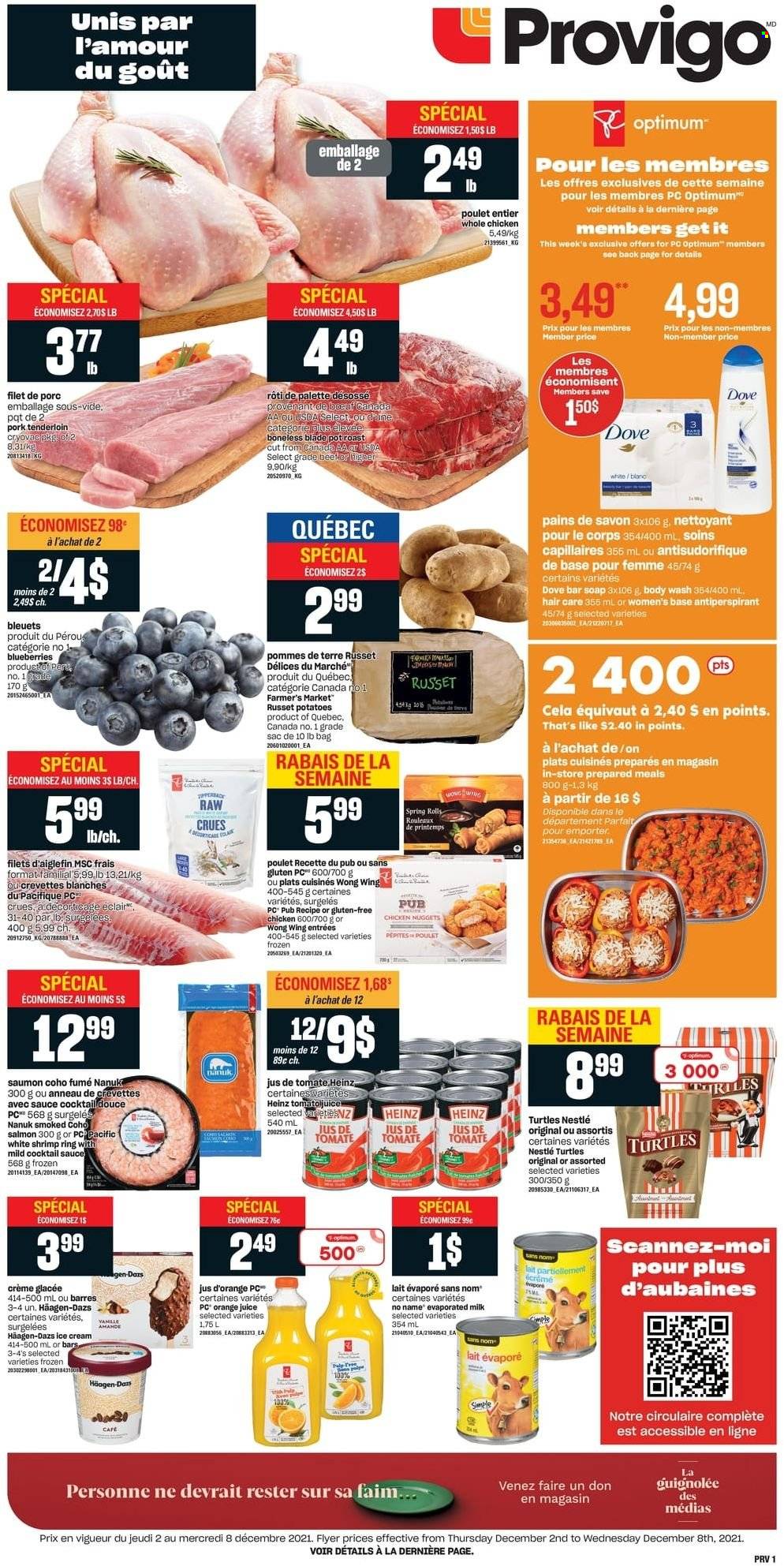 Circulaire Provigo - 02 Décembre 2021 - 08 Décembre 2021. Page 1