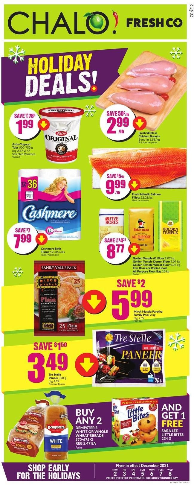 Chalo! FreshCo. flyer - December 02, 2021 - December 08, 2021. Page 1