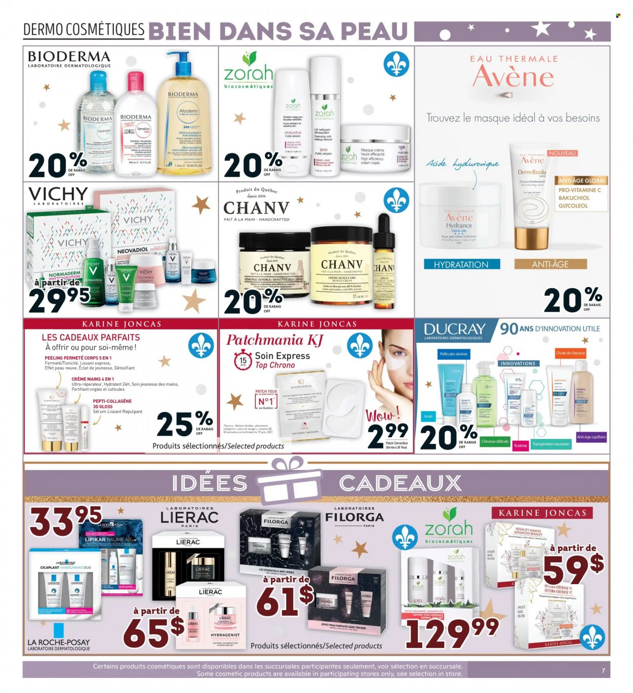 thumbnail - Brunet Flyer - December 02, 2021 - December 08, 2021 - Sales products - Vichy, La Roche-Posay, serum, muscle cream, Eclat, makeup remover, Amica. Page 10.