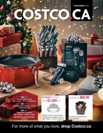 Costco Flyer - December 01, 2021 - December 31, 2021.