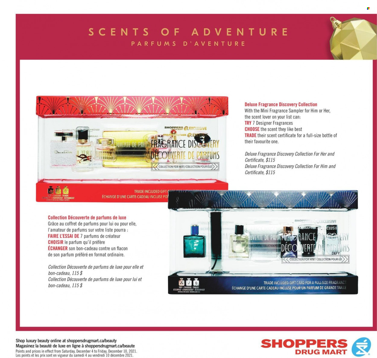 Shoppers Drug Mart flyer - December 04, 2021 - December 10, 2021. Page 20